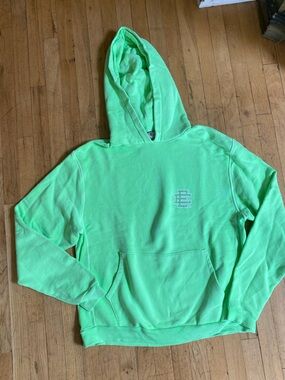 Eric Emanuel neon  mint green hoodie!! Size medium.